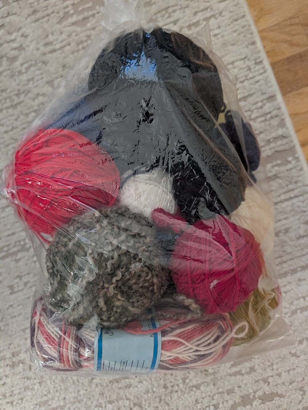 Destash Mixed YARN Lot Crochet Knit GIFT Bundle Crafts Various Weights/Colors